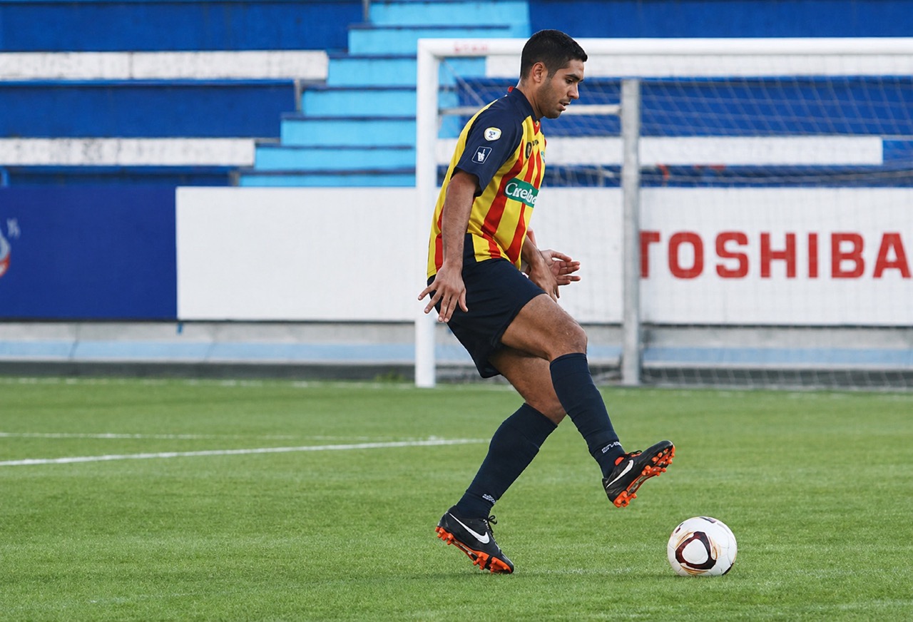 Fotografía de fútbol de la trayectoria deportiva de Daniel